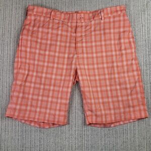 Ping Golf Shorts Mens 38 Plaid Performance Lightweight Summer Outdoor Breathable